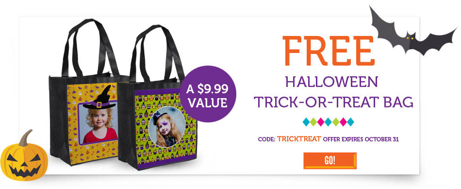 halloween treat bag, free photo bag