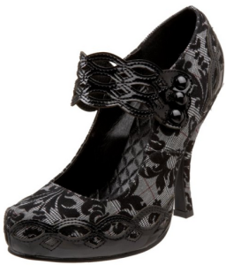 lace mary janes heels