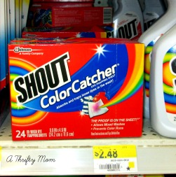 Shout Coupons ~ Shout Color Catcher $1.98 Each & Shout Spray $2.48