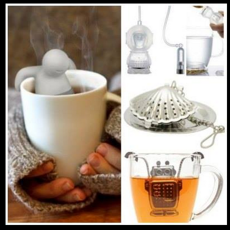 tea infussers, these are so cute.  Grabbing a few for fun stocking stuffer gift ideas. #Tea #GiftIdeas #Herbs #Health