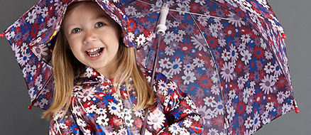 umbrella set flowers