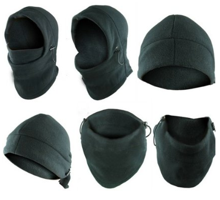 6-in-1 Neck Warmers Hoods CS Mask Ski Hood Balaclava Scarf Motor Helmet