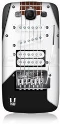 Black and White Guitar Galaxy S 3 Case