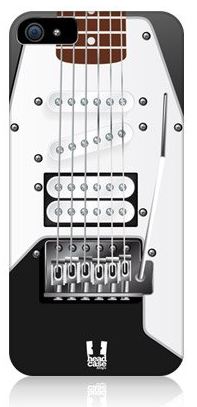 Black and White Guitar iPhone 5 Case