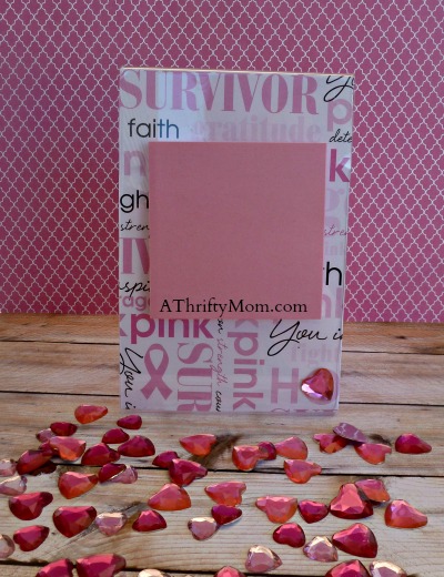 Breast cancer awareness month #gift, #survivor, #fighter, #pink, #October, #cancer, #easy craft,