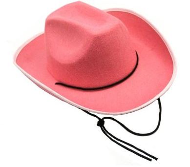 Costume Pink cowboy Hat