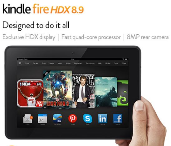 Kindle Fire HDX Tablet