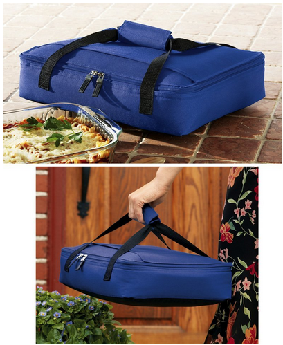 Set of 2 casserole carrying bags