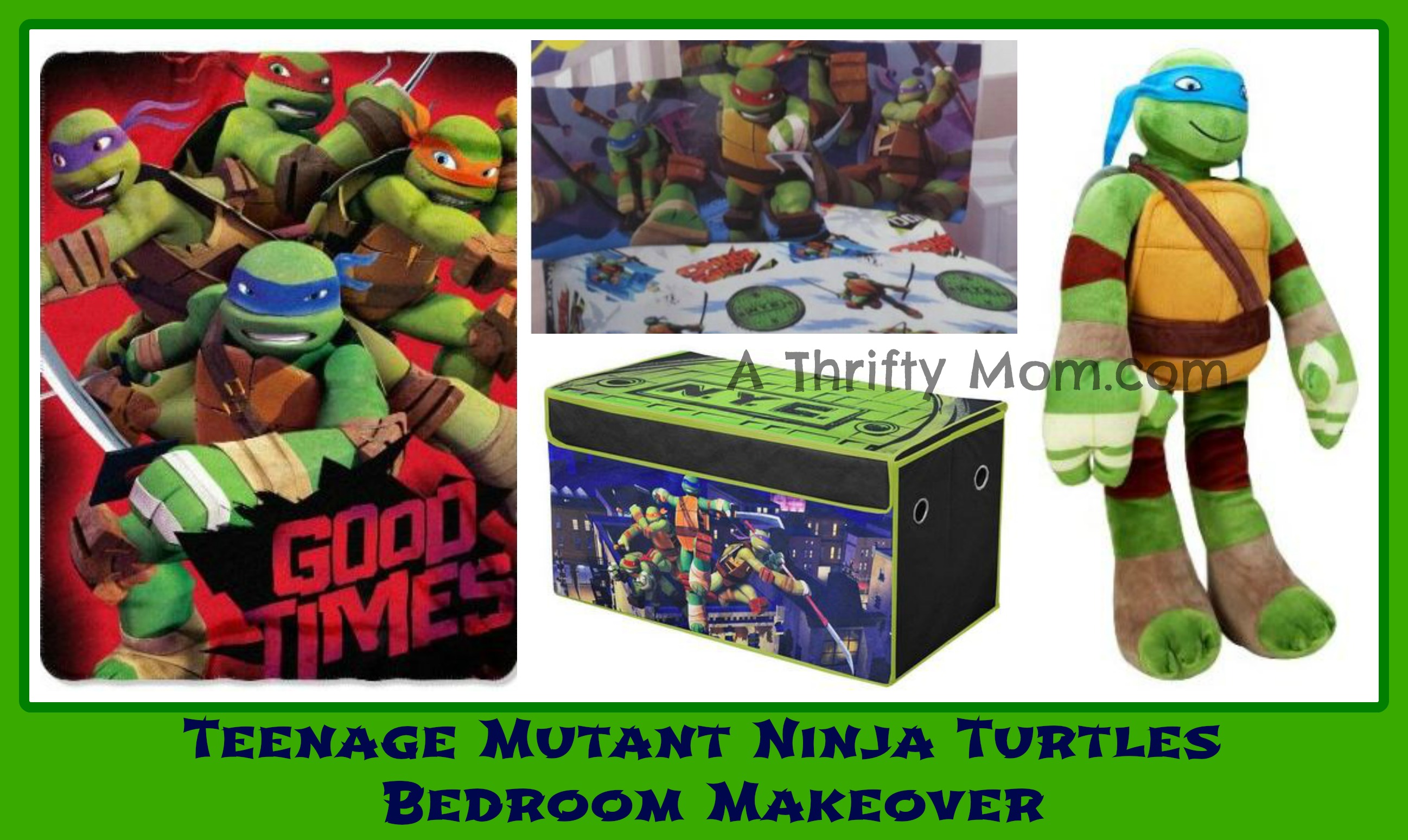 Teenage Mutant Ninja Turtles Bedroom Makeover