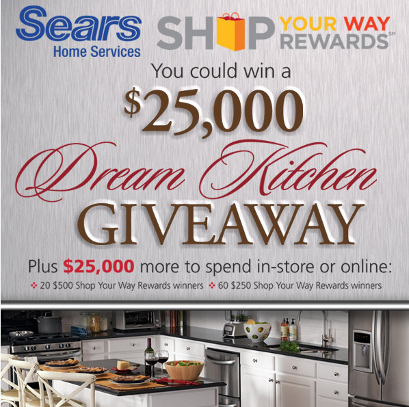 sears dream kitchen giveaway