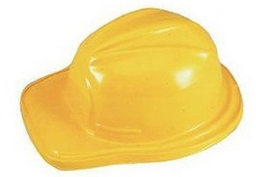 yellow construction hat