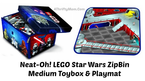 1 Lego Neat-Oh! LEGO Star Wars ZipBin Medium Toybox & Playmat