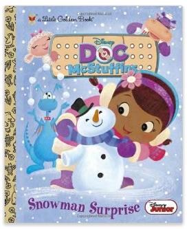 1 doc mcstuffins snowman book