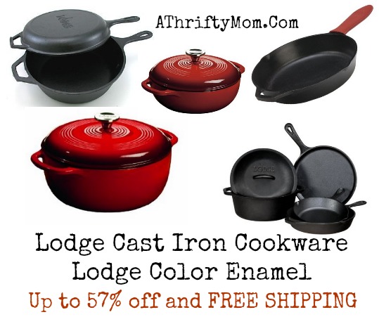 1 lodge cast iron and enameled cast iron sale and free shipping, hurry great christmas gift ideas