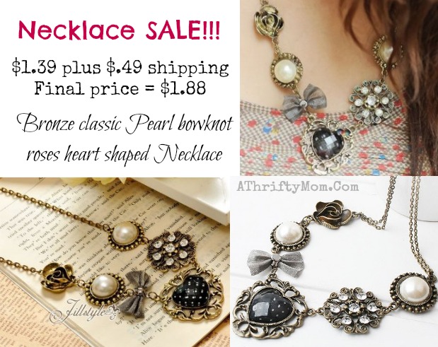 1 necklace sale, perfect for a stocking suffer for tween or tween girls