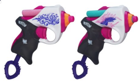1 nerf pink rebell power pack