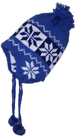 Blue Snowflake Hat
