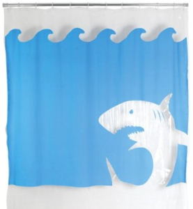 Jaws shower curtain