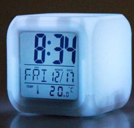 LED Glowing Alarm Clock