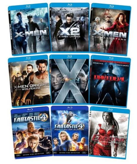 Marvel X Men DVD Pack