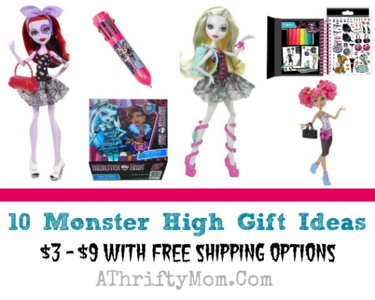 Monster High gift ideas, all on sale with free shipping options. Tweens and teens gift ideas for Christmas, amazon