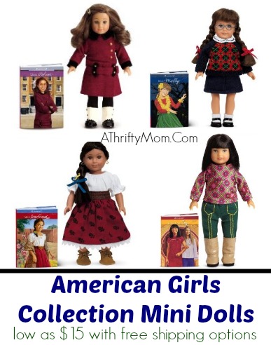 american girl dolls mini, low as 15 dollars with free shipping options. Perfect Christmas gift idea