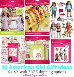 american girl gift ideas under 10 dollars with free shipping options