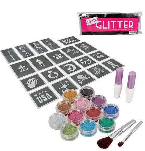 glitter tatoo kit
