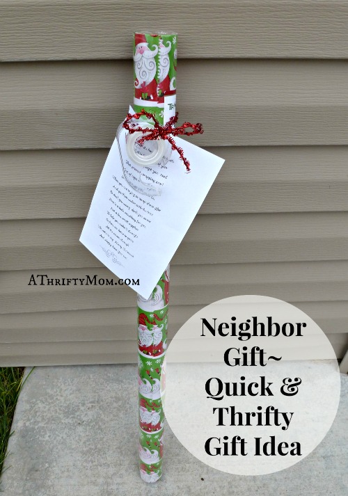 neighbor gift~quick and thrifty, #neighborgift,#gifts,, #neighbor, #thriftygifts, #thrifty,  #easy, #lastminutegifts
