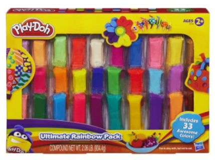 playdoh ultimate rainbow pack package