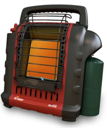 portable heater, PERECT for sporting events, hunting or camping