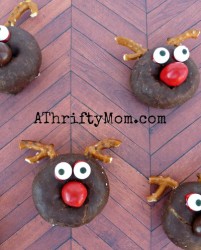 reindeer donuts, #easy, #christmastreats, #reindeerdonuts, #reindeer, #santa, #rudolph, #donuts, #pretzels