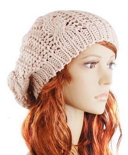 slouchy hat for women white