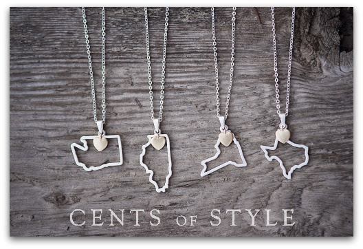 Cents of Style ~ 4 state necklaces