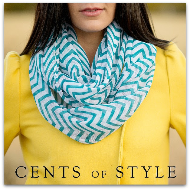 Chevron scarf from Cents of Style ~ Fashion Friday deal