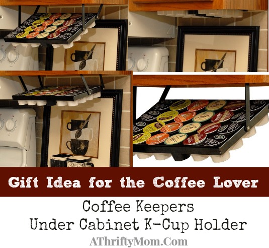 Coffee Keepers Under Cabinet K-Cup Holder, gift idea for the coffee lover on your list