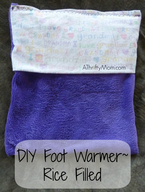DIY Foot Warmer~ Rice Filled