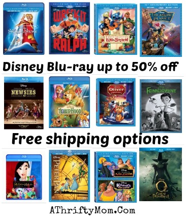 Disney blu-ray sale up to 50 percent off with FREE shipping
