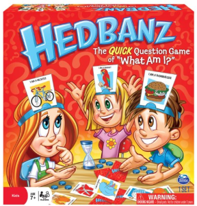 Hedbanz card game for kids