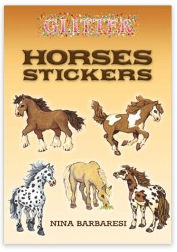 Horse Glitter Stickers