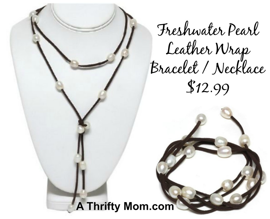 Leather Pearl BraceletNecklace2