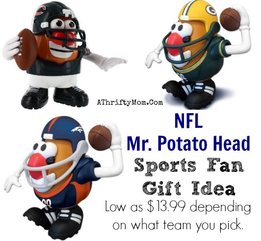 NFL Mr Potato head, sports fan gift idea see if your team is in stock