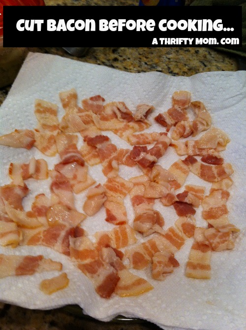 bacon uncooked
