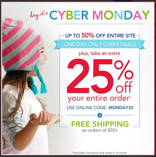 carters syber monday sale