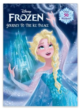 disney frozen book with stickers