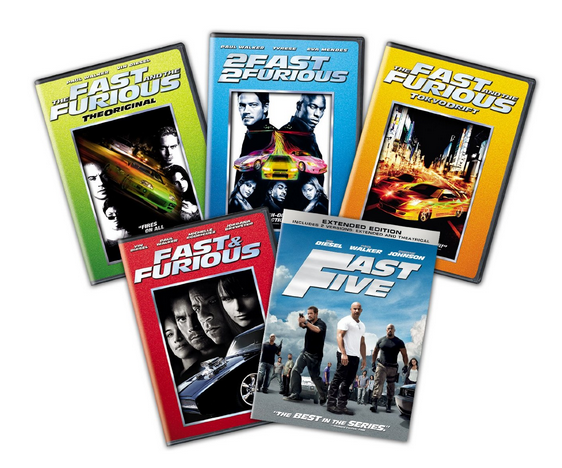fast and furious 1-5 bundle