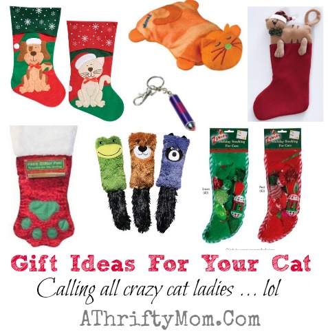 gift ideas for you cat for Christmas, stocking, toys and everything you need to make your little fur ball happy