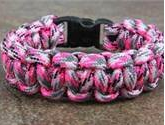 pink cord bracelet