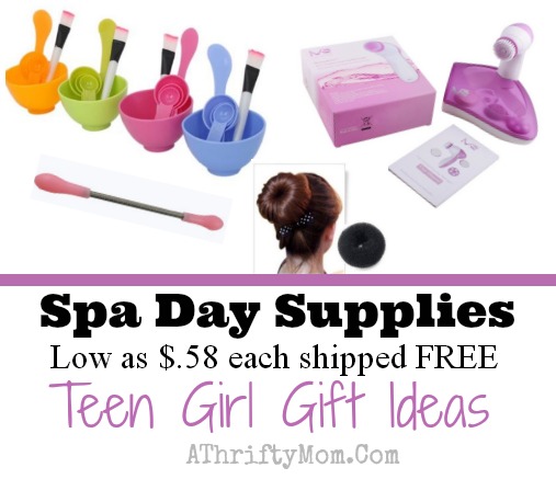 teen girl gift ideas, spa day supplies low as 58 cents each shipped FREE