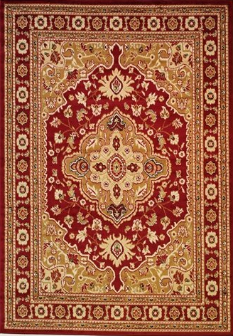 Area rug in red - Raja